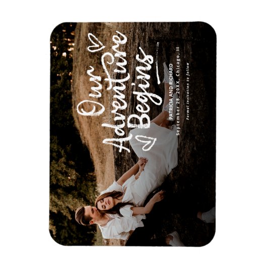 Ons avontuur begint te trouwen en bespaart de datu magneet (Verticaal)