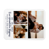 Ons avontuur begint te trouwen en bespaart de foto magneet (Horizontaal)