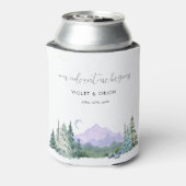 Ons avontuur begint te wedden blikjeskoeler (Blikje Achterkant)