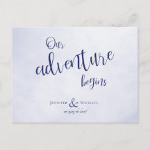 Ons avontuur begint typografische trouwdag