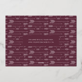 Ons avontuur begint | Volledige foto slaat de datu Folie Uitnodiging (Achterkant)