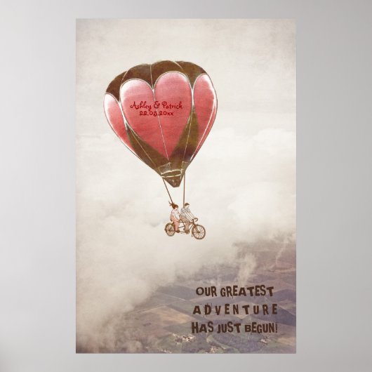 Ons avontuur is pas begonnen poster (Voorkant)