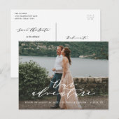 Ons avontuur sparen het Briefkaart van de Foto van (Voorkant / Achterkant)