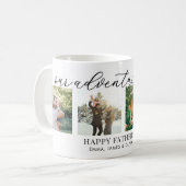 Ons avontuur tot nu toe Vaderdag Fotocollage Koffiemok (Voorkant links)