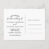 Ons avontuur | Trouwen Bewaar de datumfoto Aankondigingskaart (Achterkant)