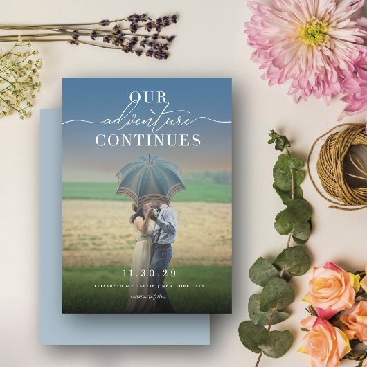 Ons avontuur zet de klassieke klassieke klassieke  save the date