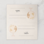 Ons avontuurlijk wereldwijd Wereldbol Map Travel G Plaatskaartje (Buitenkant ongevouwen)