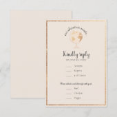 Ons avontuurlijke 'World Wereldbol Map Travel Them RSVP Kaartje (Voorkant / Achterkant)