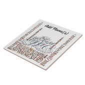 Ons bed heeft geen verkeerde kant tegeltje (Zijkant)