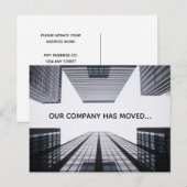 Ons bedrijf heeft bedrijfsadreswijziging doorgevoe aankondigingskaart (Voorkant / Achterkant)