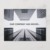 Ons bedrijf heeft bedrijfsadreswijziging doorgevoe aankondigingskaart (Voorkant)
