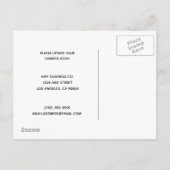 Ons bedrijf heeft bedrijfsadreswijziging doorgevoe aankondigingskaart (Achterkant)