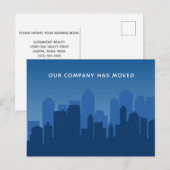 Ons bedrijf heeft Blue Business Skyline-beweging g Briefkaart (Voorkant / Achterkant)