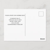 Ons bedrijf heeft Blue Business Skyline-beweging g Briefkaart (Achterkant)