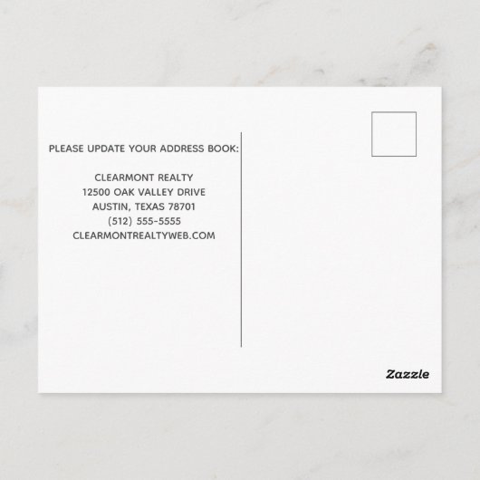 Ons bedrijf heeft Blue Business Skyline-beweging g Briefkaart (Achterkant)