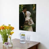 Ons begin Elegant Trouwpaar Folie Print (Laag (Keuken))