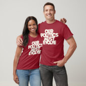 Ons beleid moet evolueren t-shirt (Unisex)