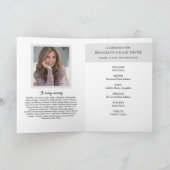 Ons Beloved Full Photo Memorial Program Programma (Binnen)