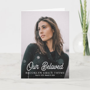 Ons Beloved Full Photo Memorial Program Programma