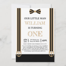 Ons beruchte kleine Man eerste verjaardagsfeestje