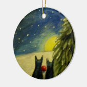 Ons beste cadeau dat we keramisch ornament (Links)