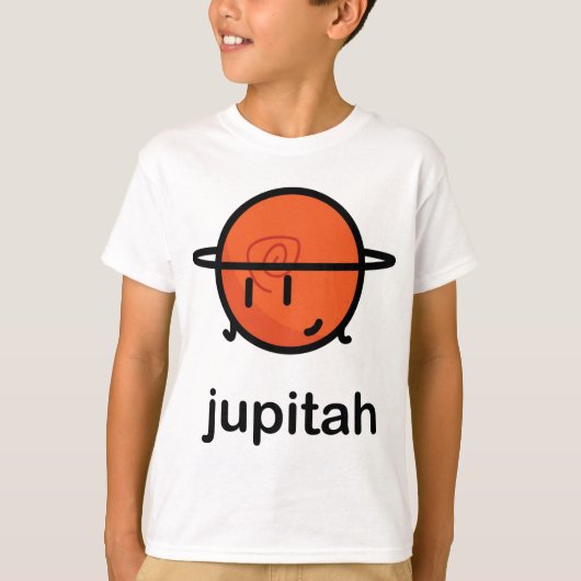 Ons Big Fat Solar-systeem - Jupitah T-shirt (Voorkant)