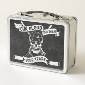 Ons bloed Onze zweet van je tranen Hockey Lunch Ti (Achterkant)