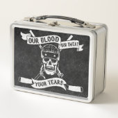 Ons bloed Onze zweet van je tranen Hockey Lunch Ti (Voorkant)