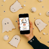 Ons boek bijna te wijten Ghost Halloween Baby show Kaart