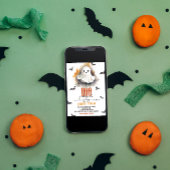 Ons boek bijna te wijten Ghost Halloween Baby show Kaart