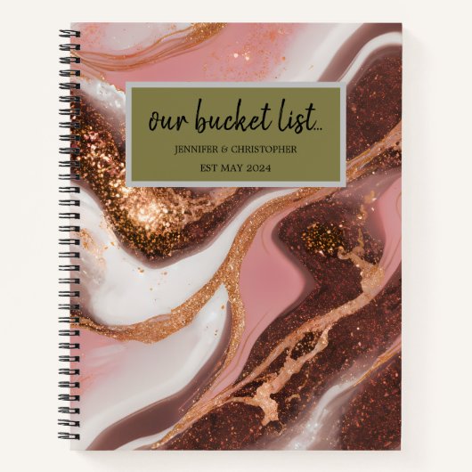 Ons Bucket List Couples Journaal Notitieboek (Voorkant)