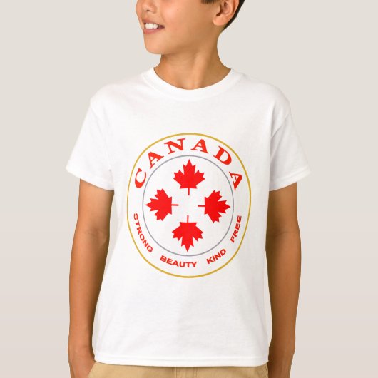 Ons Canada-embleem T-shirt (Voorkant)
