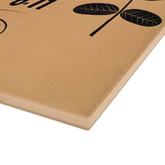 Ons dagelijks brood, Matteüs 6:11 Bijbelvers 15"x1 Snijplank (Hoek)