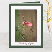 Ons diepste medeleven kaart (Gele Bloem)