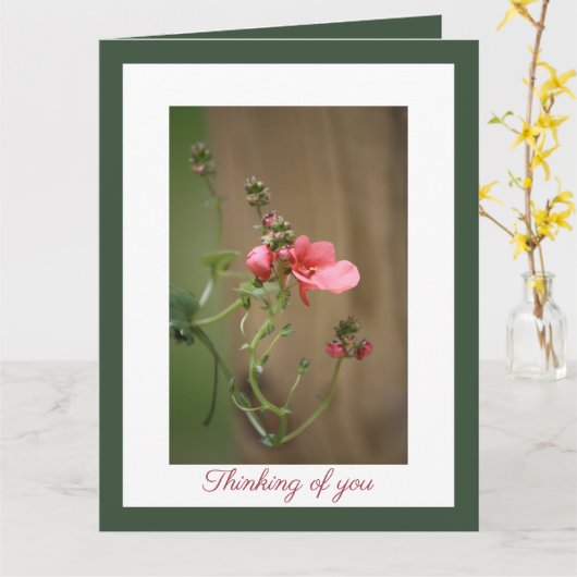 Ons diepste medeleven kaart (Gele Bloem)