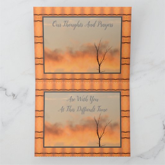 Ons diepste medeleven kaart (Binnen)