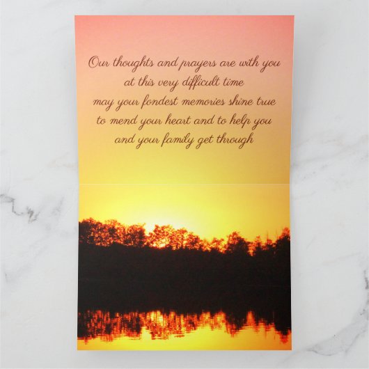 Ons diepste medeleven kaart (Binnen)