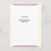 Ons diner aangepast menu (Achterkant)