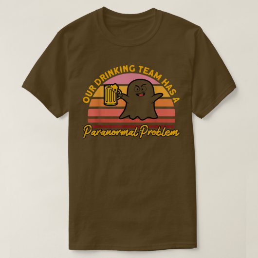 Ons Drink team heeft de gastjager van het huis ges T-shirt (Design voorkant)