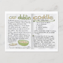 Ons Dublin Coddle-recept briefkaart