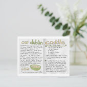 Ons Dublin Coddle-recept briefkaart (Staand voorkant)