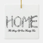 Ons E9-Ornament met kerst Keramisch Ornament (Achterkant)