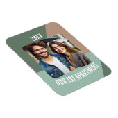 Ons eerste appartement gepersonaliseerde foto magneet (Rechterzijde)