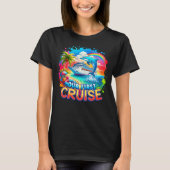Ons eerste cruiseschip Dolphin Rainbow T-shirt (Voorkant)