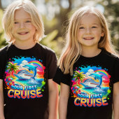 Ons eerste cruiseschip Dolphin Rainbow T-shirt