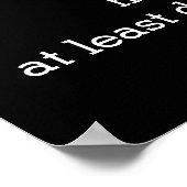 Ons eerste doel - Dalai Lama - citeer druk Poster (Hoek)