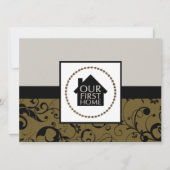 ons eerste huis (damask) kaart (Voorkant)