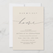 Ons eerste huis, Housewarming feestviering Kaart (Voorkant)