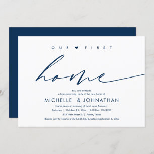 Ons eerste huis, Housewarming feestviering Kaart