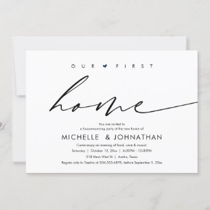 Ons eerste huis, Housewarming feestviering Kaart